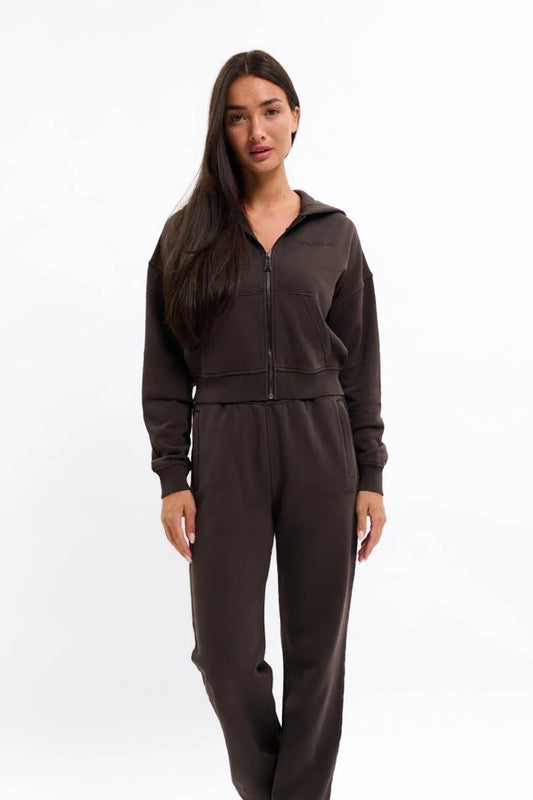 CROPPED ZIP HOODIE