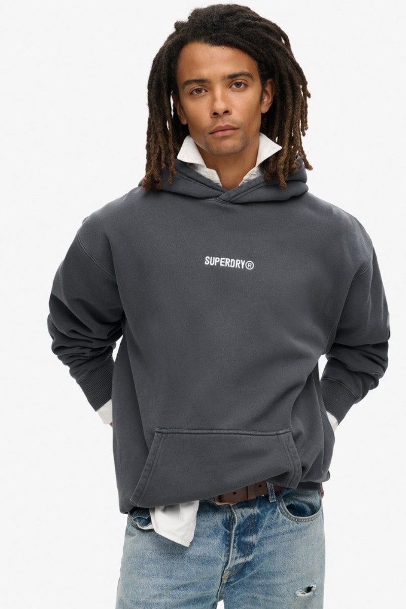 LOGO GRAPHIC LOOSE HOODIE