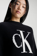Load image into Gallery viewer, INTARSIA LOOSE SWEATER DRESS