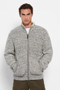 CHUNKY KNITTED CARDIGAN