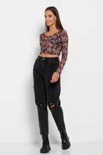 Load image into Gallery viewer, TROUSERS JEANS BOYFRIEND FIT BLACK