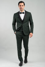 Load image into Gallery viewer, 100-2324-SMOKING WEDDING SUIT WOOL