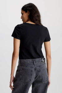 CK EMBRO STRETCH V-NECK TEE
