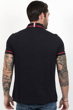 Load image into Gallery viewer, TONAL FLAG BADGE SLIM POLO
