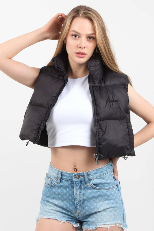 CROPPED BODYWARMER