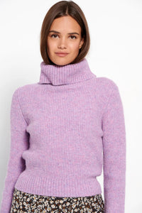 KNITTED TOP HIGH NECK