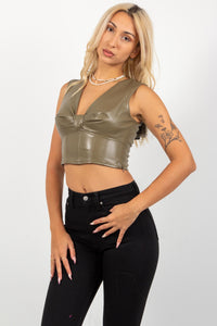 BRENDA PU TOP