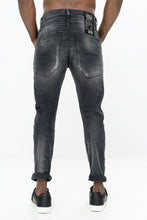 Load image into Gallery viewer, MAGGIO 9 BLACK DENIM TROUSERS