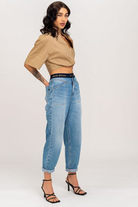 CLAUDIA DENIM TROUSERS