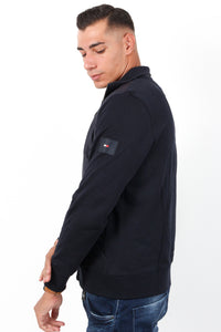 MIX MEDIA CHEVRON ZIP THROUGH