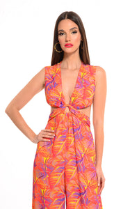 PRINTED ONE-PIECE SUIT