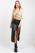 Load image into Gallery viewer, LEATHER SKIRT
