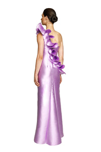 DRESS MAXI MOZART VOLAN 1 OMOS