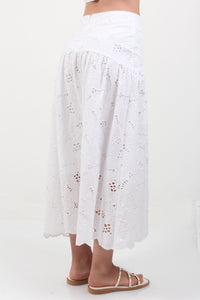 KIPUR SKIRT WITH SIDE OPENING
