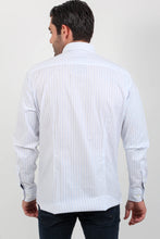 Load image into Gallery viewer, STRETCH PENCIL STRIPE SF SHIRT