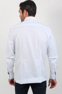 STRETCH PENCIL STRIPE SF SHIRT