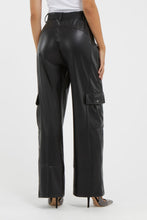 Load image into Gallery viewer, CARGO LEATHER PANTS