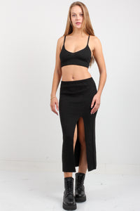 KNITTED SKIRT