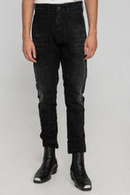 Load image into Gallery viewer, TROUSERS BLACK DENIM RAIL-2022