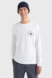 HILFIGER FLAG ARCH LS TEE