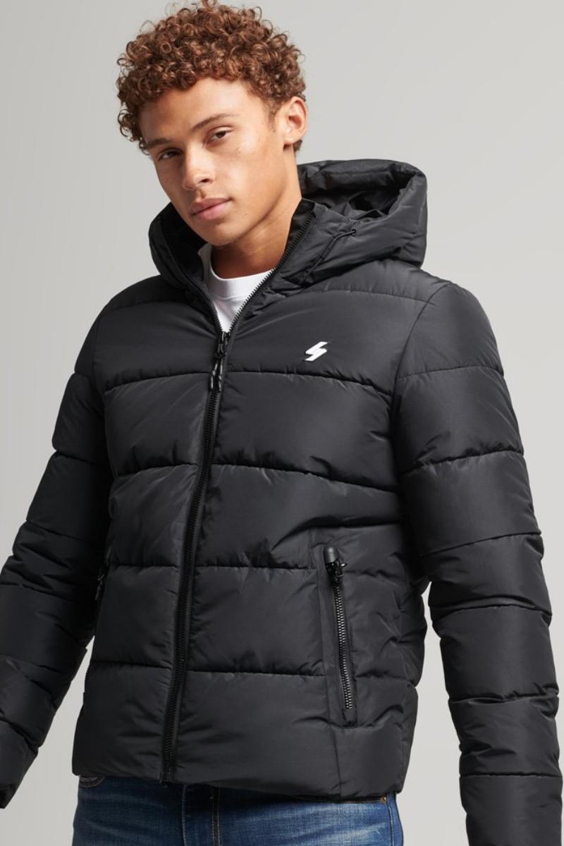 HOODED SPORTS PUFFER