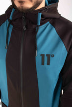 Load image into Gallery viewer, CUT AND SEW POLY TRACK TOP WITH HOOD