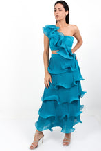 Load image into Gallery viewer, SKIRT VOLAN PLISE MOUSELINA