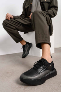 LEATHER MEN SHOES