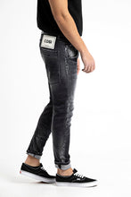 Load image into Gallery viewer, MAGGIO 8 BLACK JEAN TROUSERS