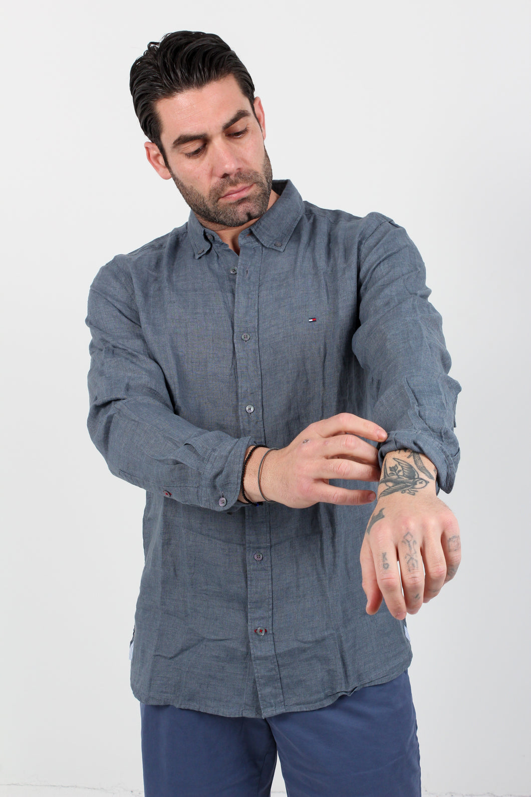 PIGMENT DYED LINEN RF SHIRT