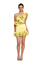 Load image into Gallery viewer, SKIRT MINI SATEN VOLAN