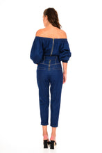 Load image into Gallery viewer, FULL BODY DENIM JUMPSUIT