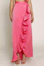 Load image into Gallery viewer, SKIRT MAXI KROUAZE SATEN VOLAN