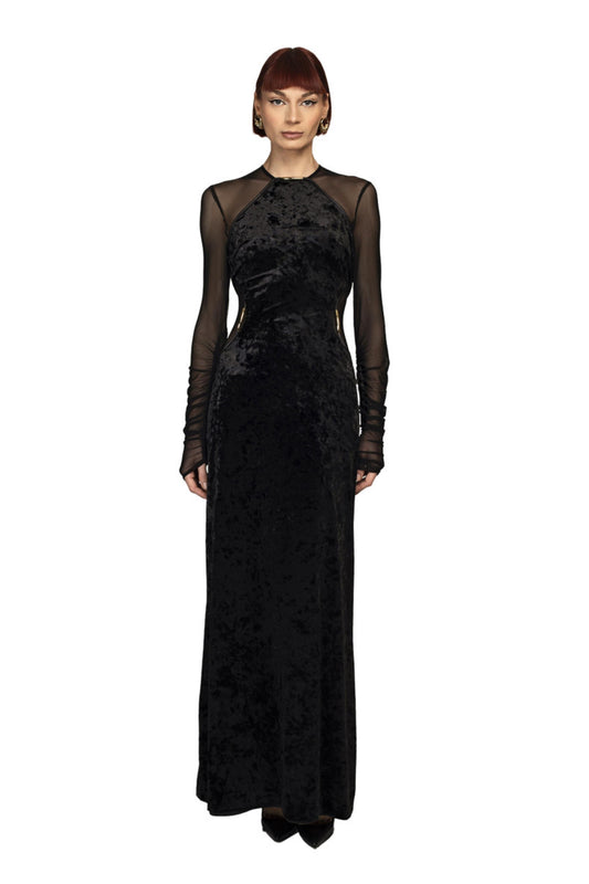DRESS MAXI VELOUDO
