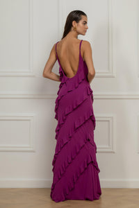 ALEX RUFFLE DRESS FLORAL KASIA