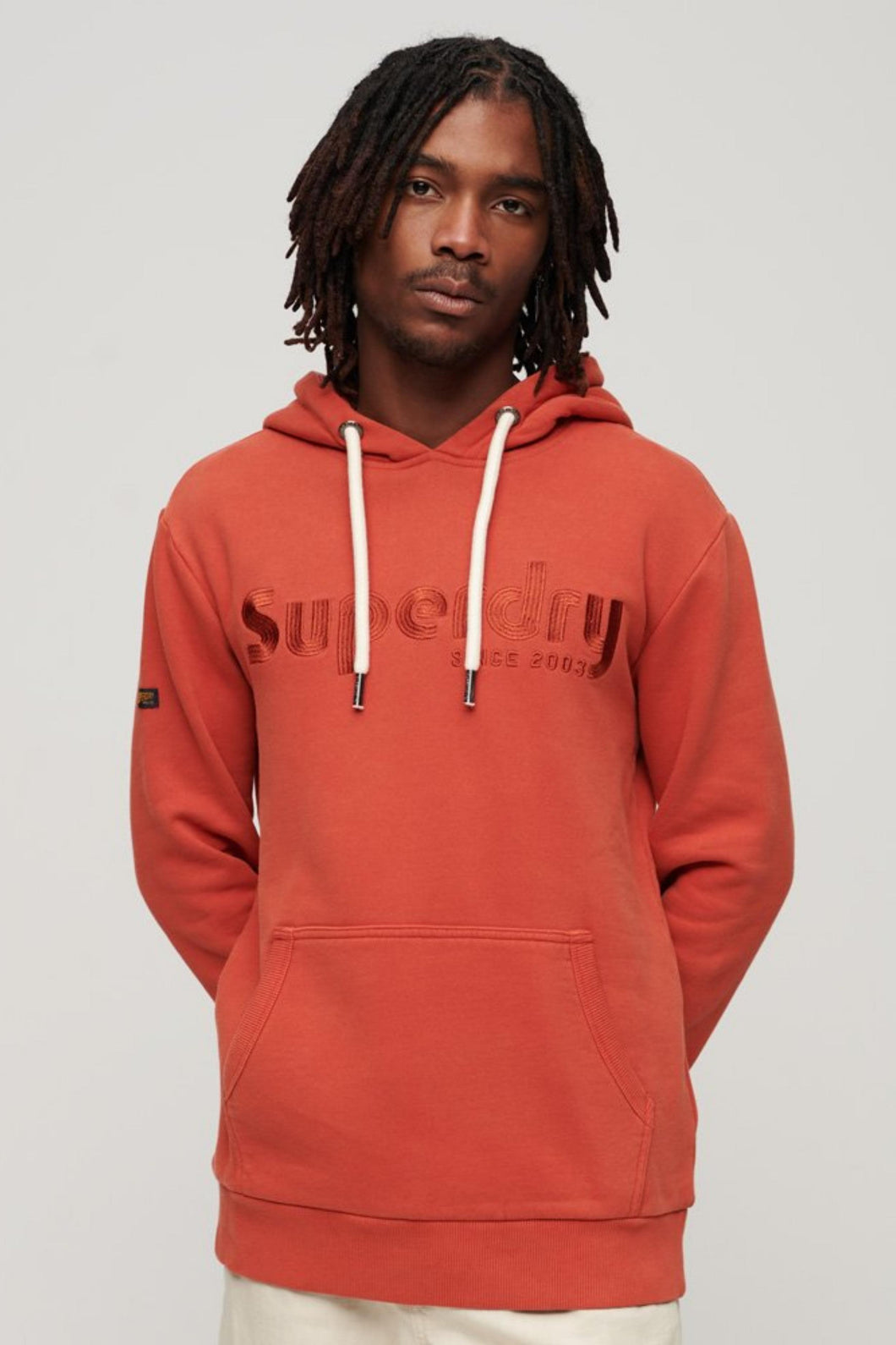 LOGO OVERDYED HOODIE