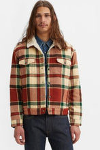 Load image into Gallery viewer, PLAID TYPE SHERPA JACKET