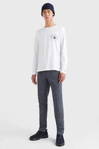 HILFIGER FLAG ARCH LS TEE