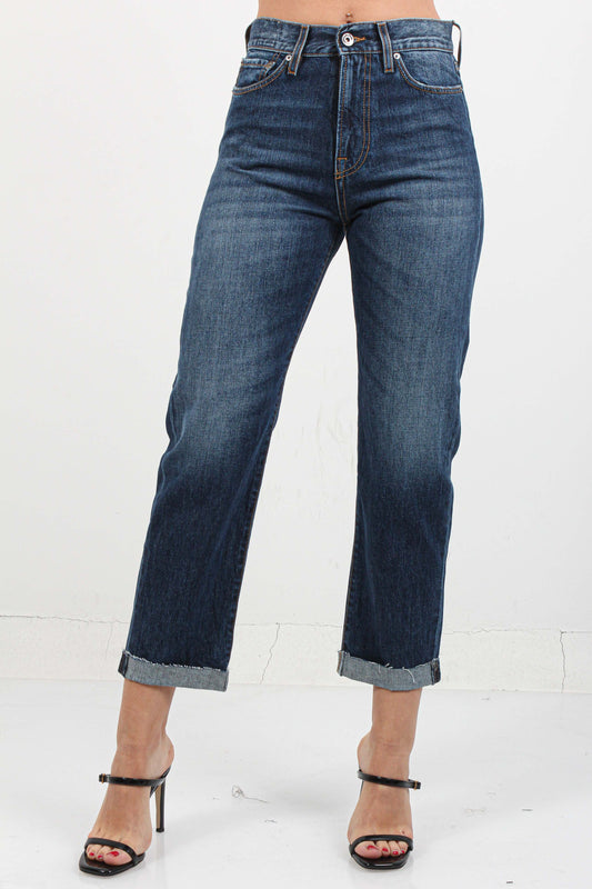 ASHLEY REG DENIM TROUSERS