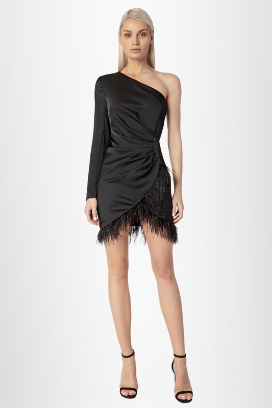 DRESS SATEN MINI FTERO