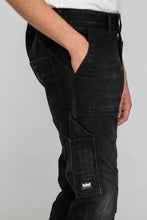 Load image into Gallery viewer, TROUSERS BLACK DENIM RAIL-2022