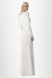 DRESS MAXI SATEN KROUAZE