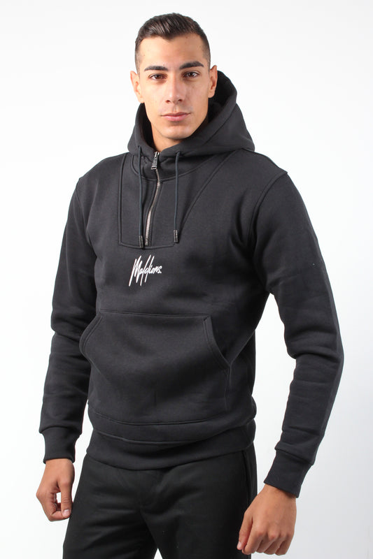 SIGNATURE HALF ZIP SWEATER