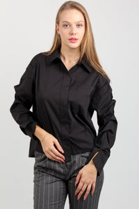 PLEATED SHIRT