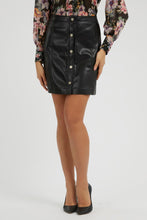 Load image into Gallery viewer, CAROLA FAUX LEATHER SKIRT