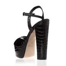 Load image into Gallery viewer, CROCO LEATHER SANDALS