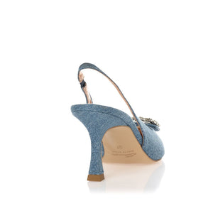 SANTE SHOES SATEN STRASS