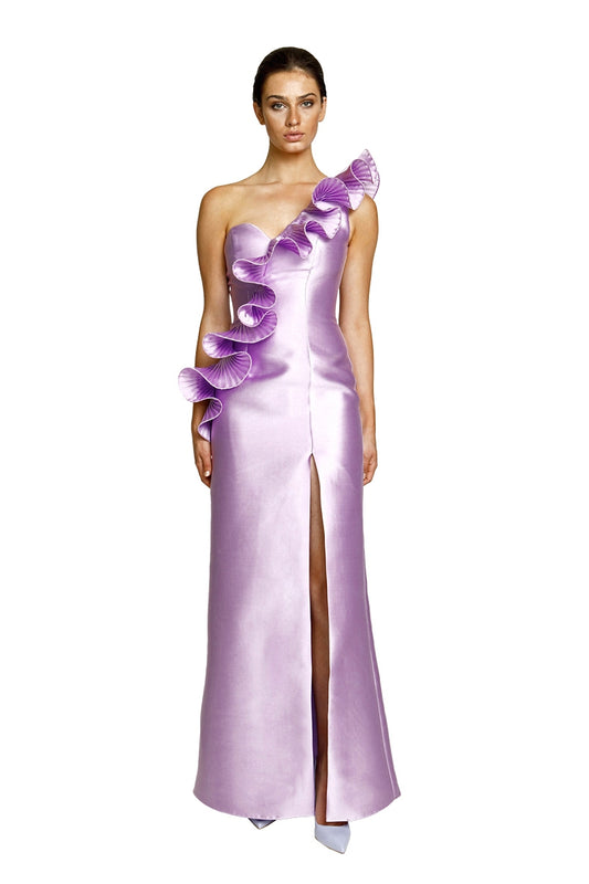 DRESS MAXI MOZART VOLAN 1 OMOS