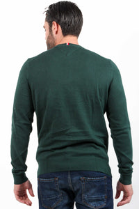 ORG CTN CASHMERE CREW NECK KNITTED TOP