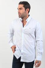 Load image into Gallery viewer, STRETCH PENCIL STRIPE SF SHIRT